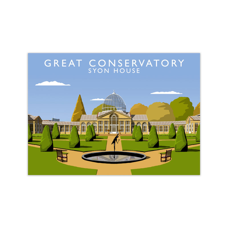 Great Conservatory Syon House by Richard O'Neill Print Only