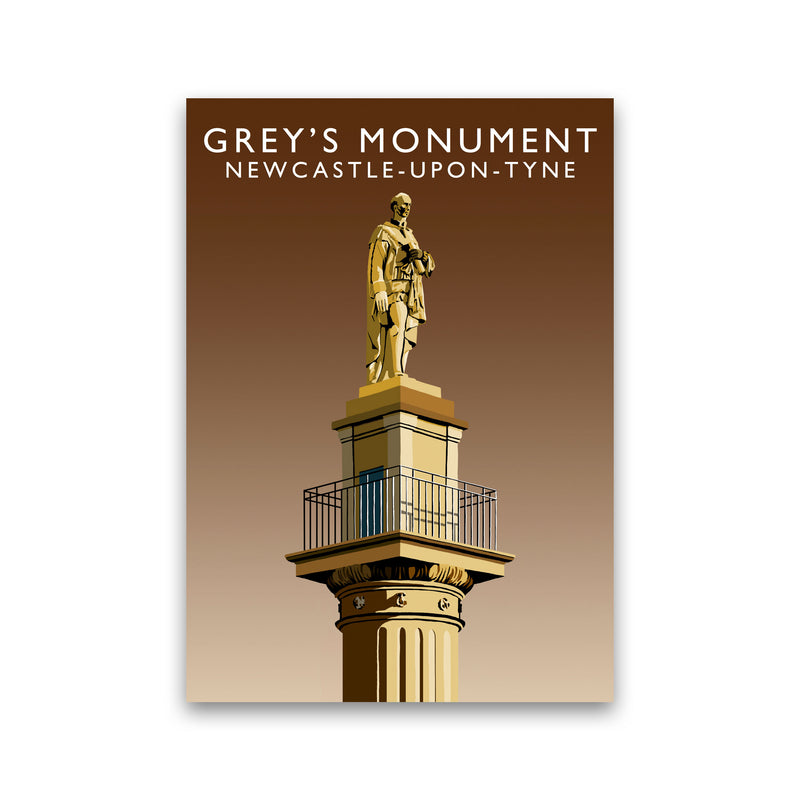 Grey's Monument by Richard O'Neill Print Only
