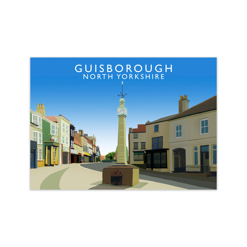 Guisborough North Yorkshire Art Print by Richard O'Neill Print Only