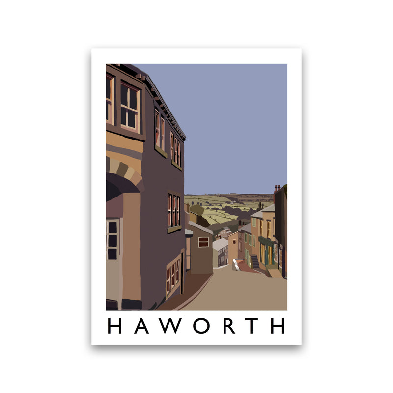 Haworth Travel Art Print by Richard O'Neill, Framed Wall Art Print Only