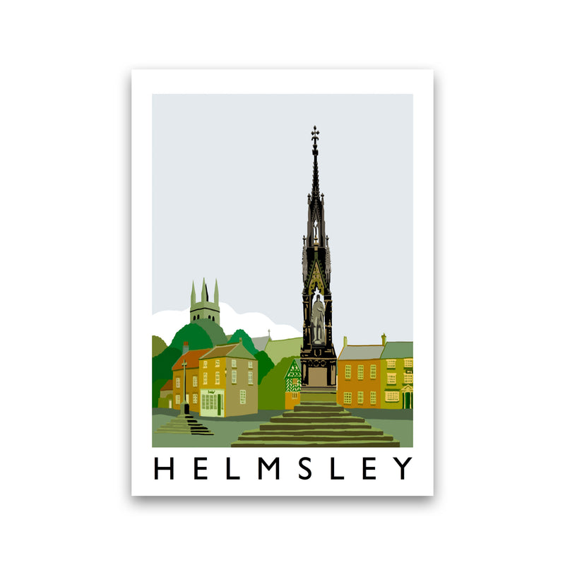 Helmsley Travel Art Print by Richard O'Neill, Framed Wall Art Print Only