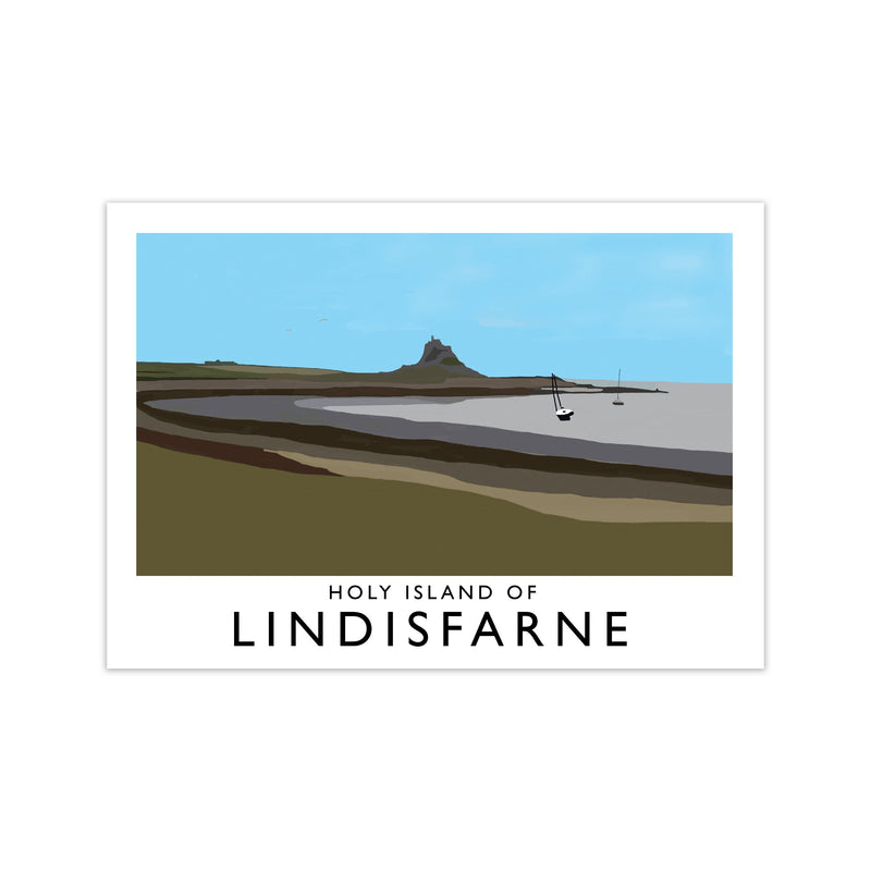 Holy Island of Lindisfarne Art Print by Richard O'Neill Print Only