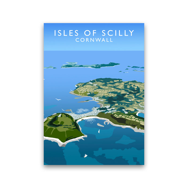 Isles of Scilly Cornwall Art Print by Richard O'Neill Print Only