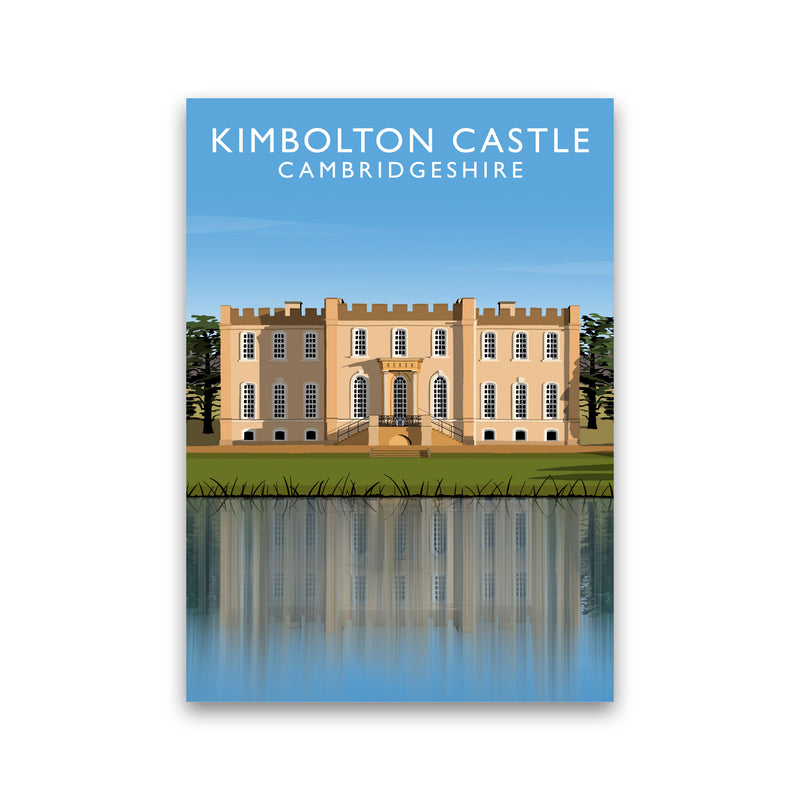 Kimbolton Castle Cambridgeshire Travel Art Print by Richard O'Neill Print Only