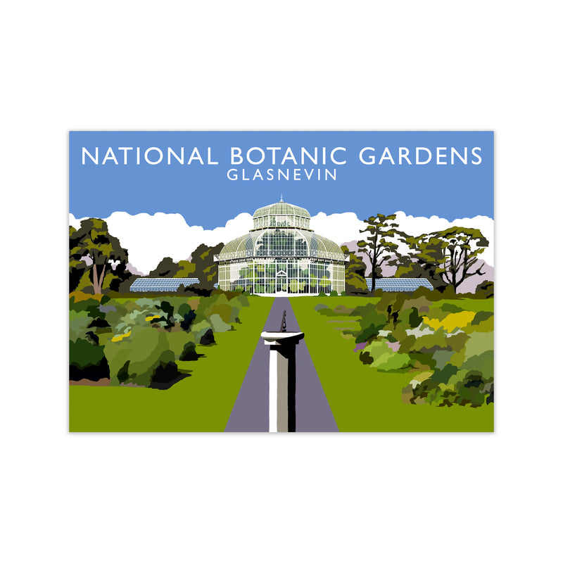 National Botanic Gardens Glasnevin Travel Art Print by Richard O'Neill Print Only