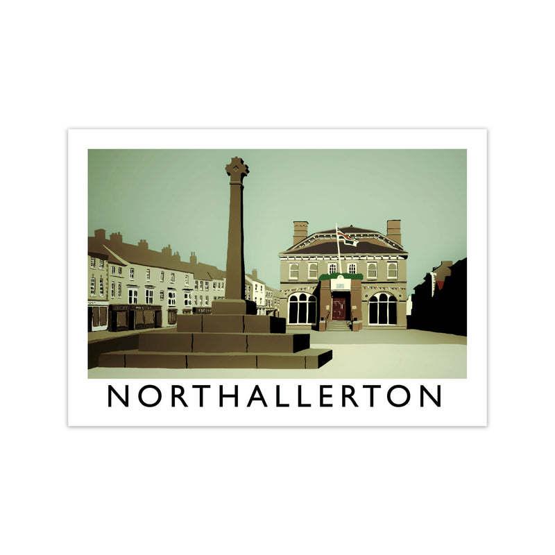 Northallerton Framed Digital Art Print by Richard O'Neill Print Only