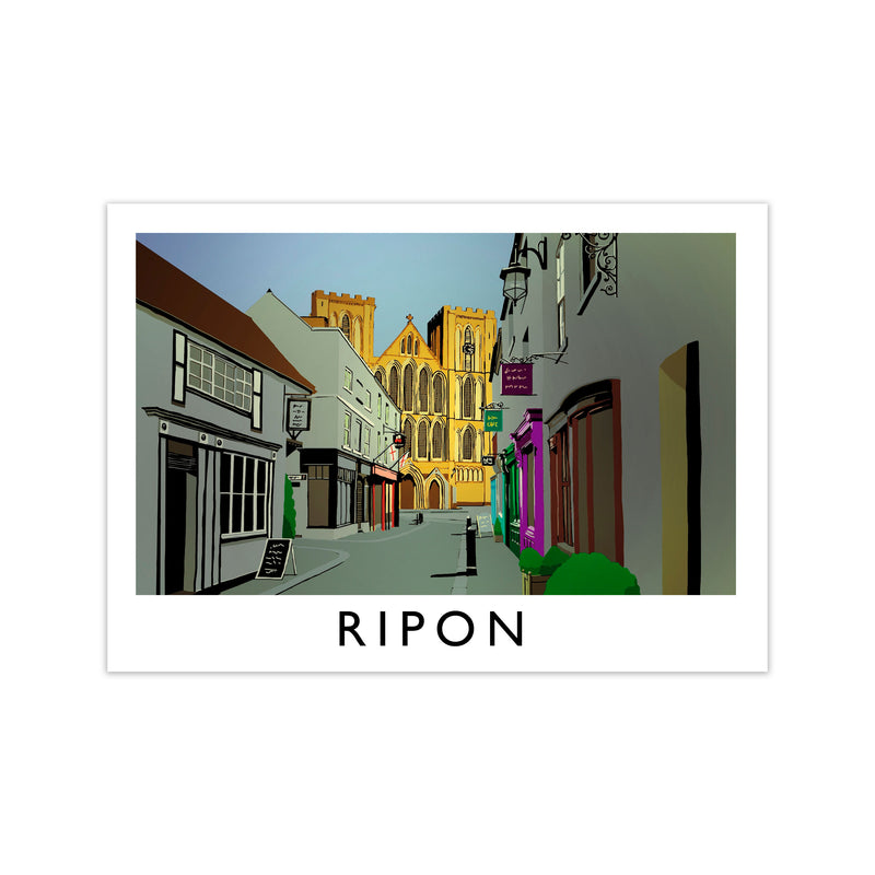 Ripon Framed Digital Art Print by Richard O'Neill, Framed Wall Art Print Only