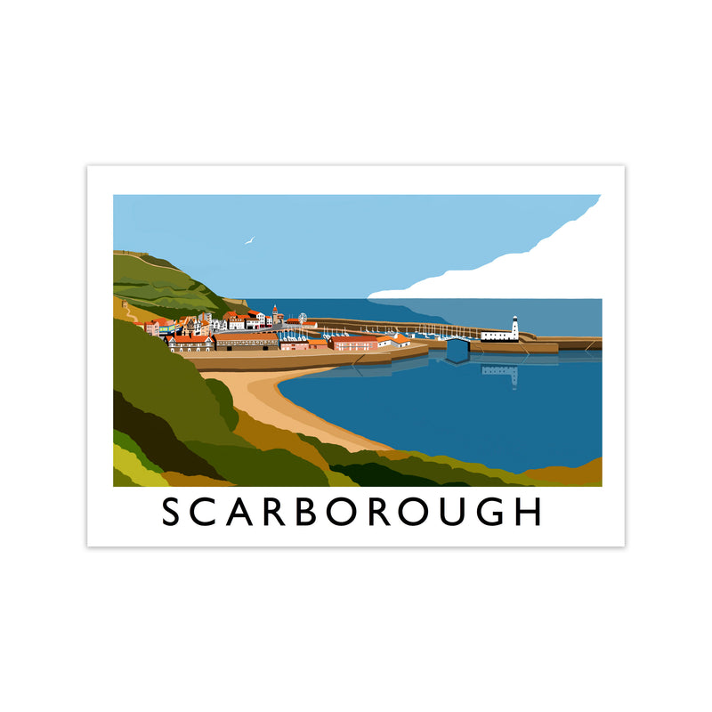 Scarborough Art Print by Richard O'Neill, Framed Wall Art Print Only