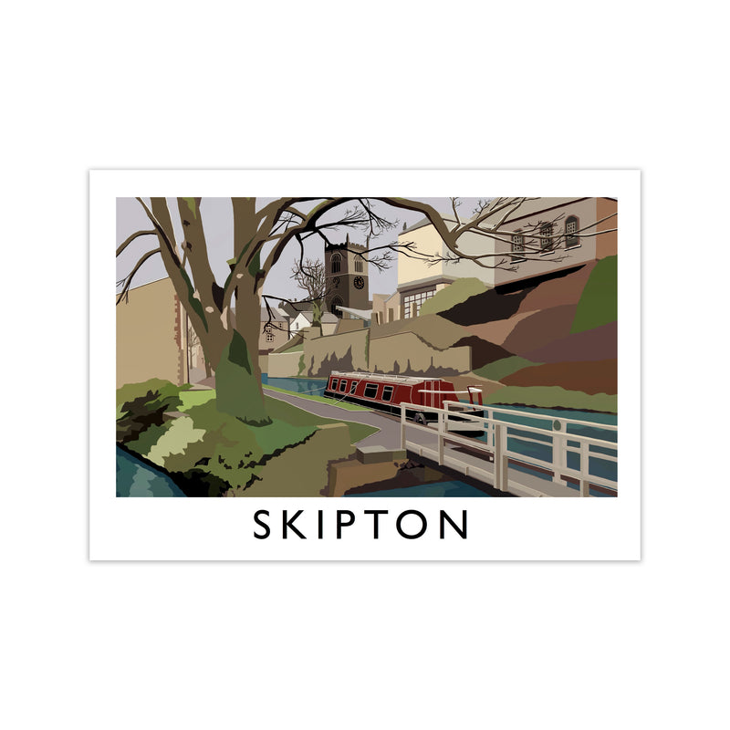 Skipton, North Yorkshire Travel Art Print by Richard O'Neill Print Only