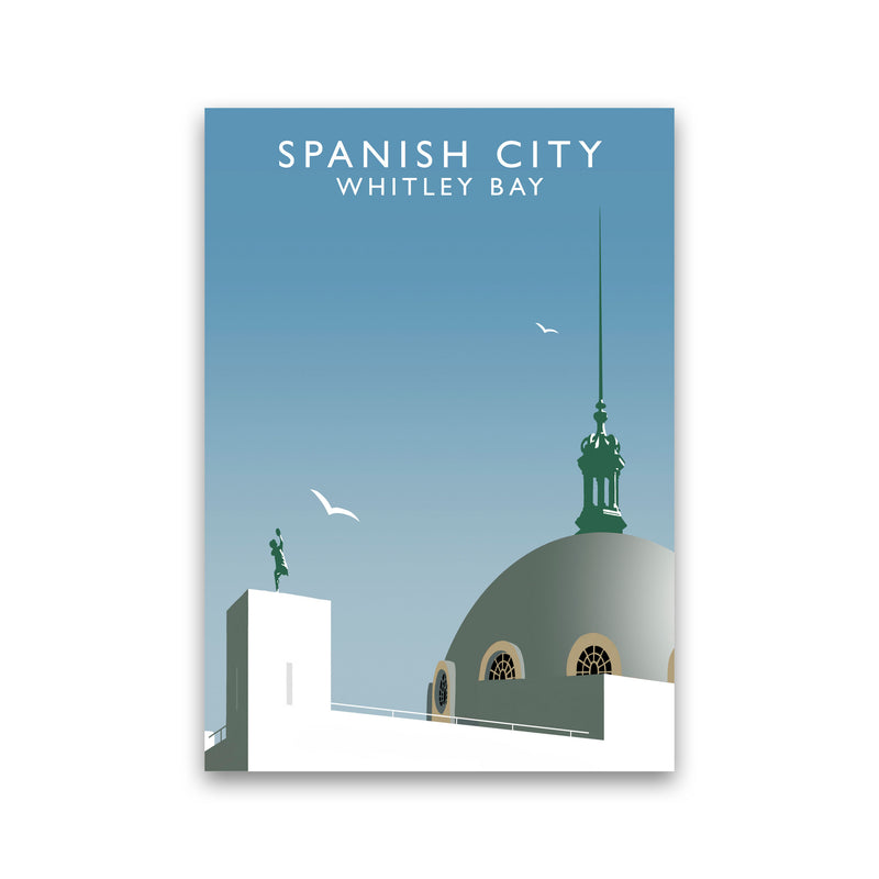 Spanish City Portrait by Richard O'Neill Print Only