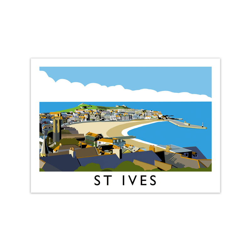 St Ives Art Print by Richard O'Neill, Framed Wall Art Print Only