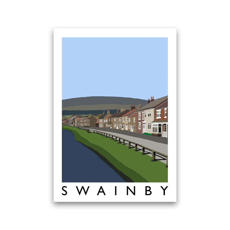 Swainby Digital Art Print by Richard O'Neill, Framed Wall Art Print Only