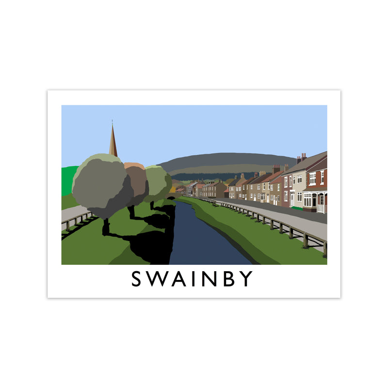 Swainby Travel Art Print by Richard O'Neill, Framed Wall Art Print Only