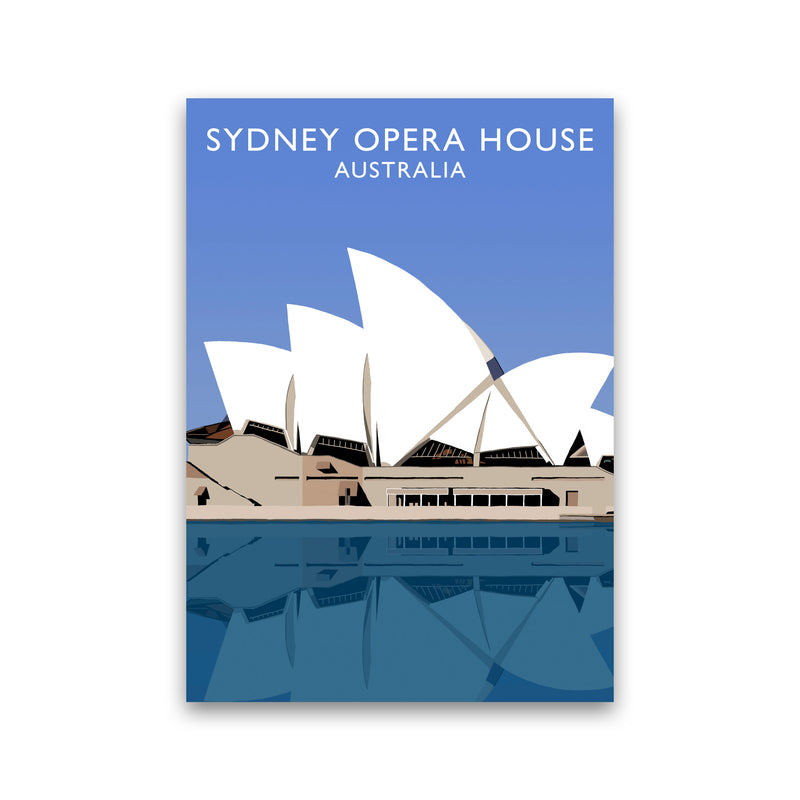 Sydney Opera House Australia Digital Art Print by Richard O'Neill Print Only
