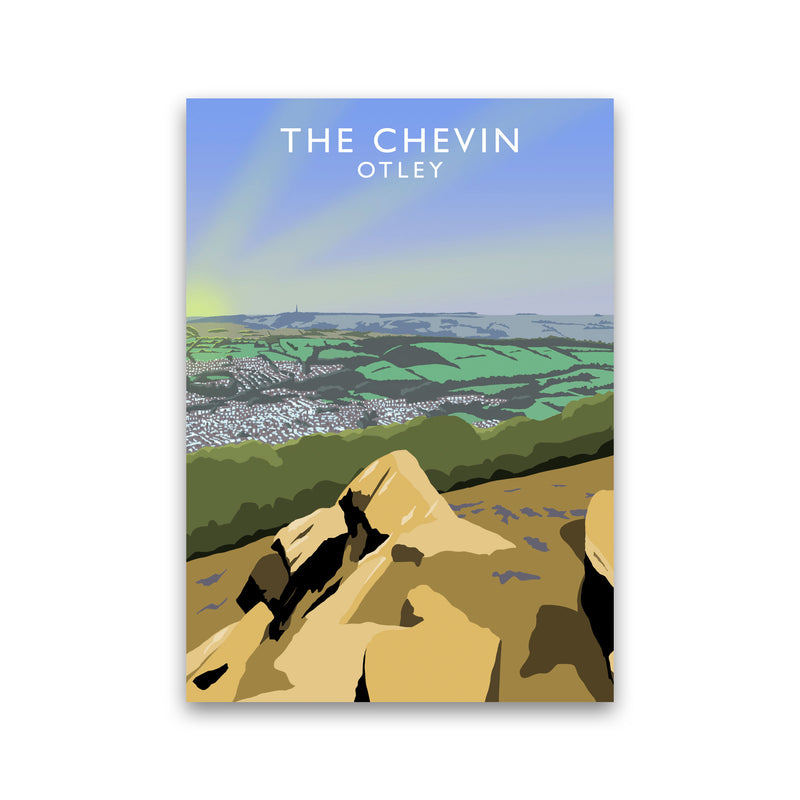 The Chevin Otley Art Print by Richard O'Neill, Framed Wall Art Print Only