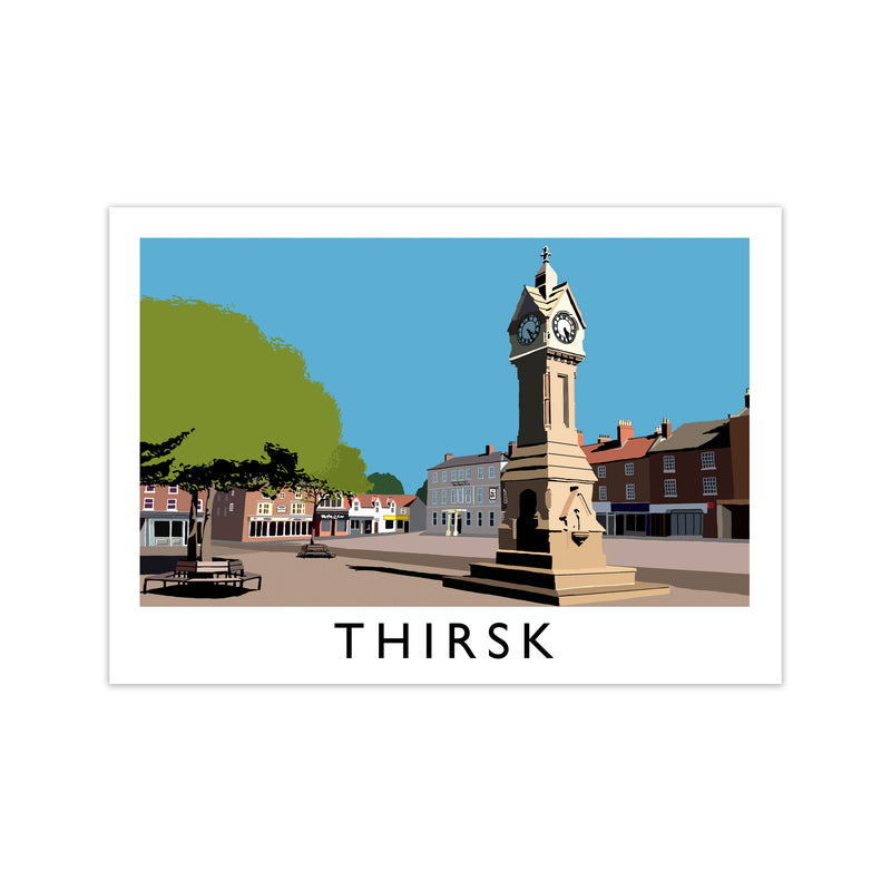 Thirsk Framed Digital Art Print by Richard O'Neill, Framed Wall Art Print Only