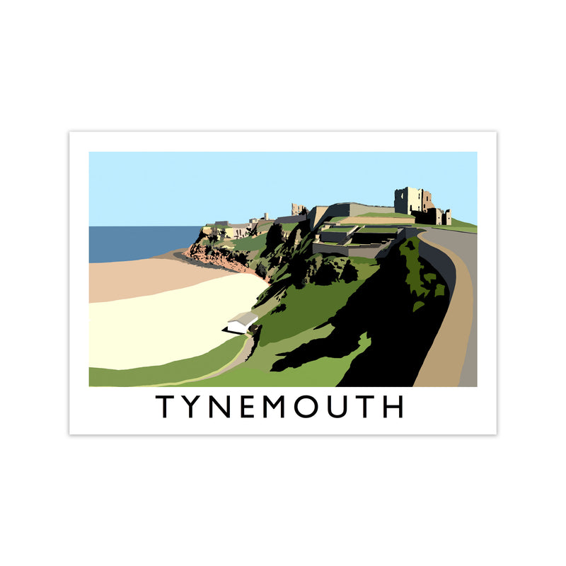 Tynemouth Framed Digital Art Print by Richard O'Neill Print Only