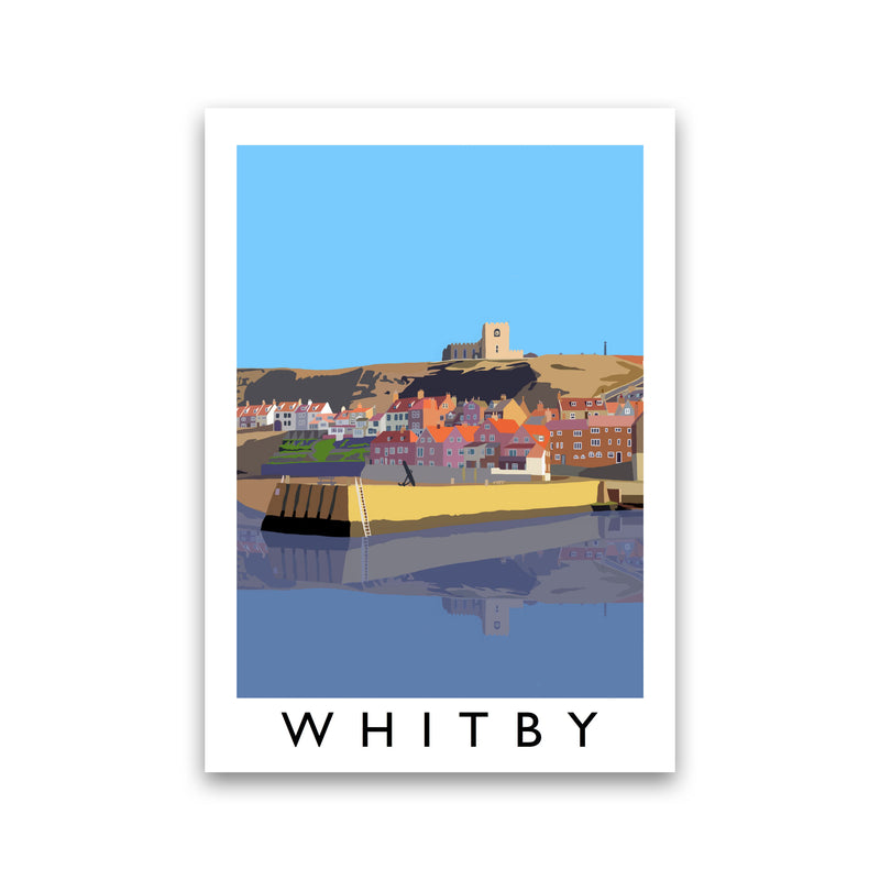 Whitby Art Print by Richard O'Neill, Framed Wall Art Print Only