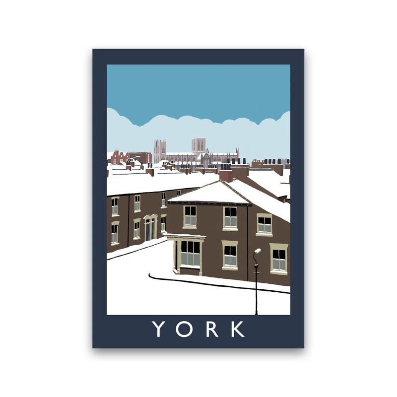 York Digital Art Print by Richard O'Neill, Framed Wall Art Print Only