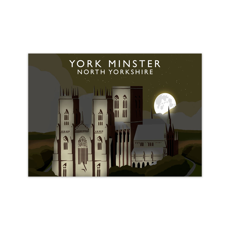 York Minster Framed Digital Art Print by Richard O'Neill Print Only