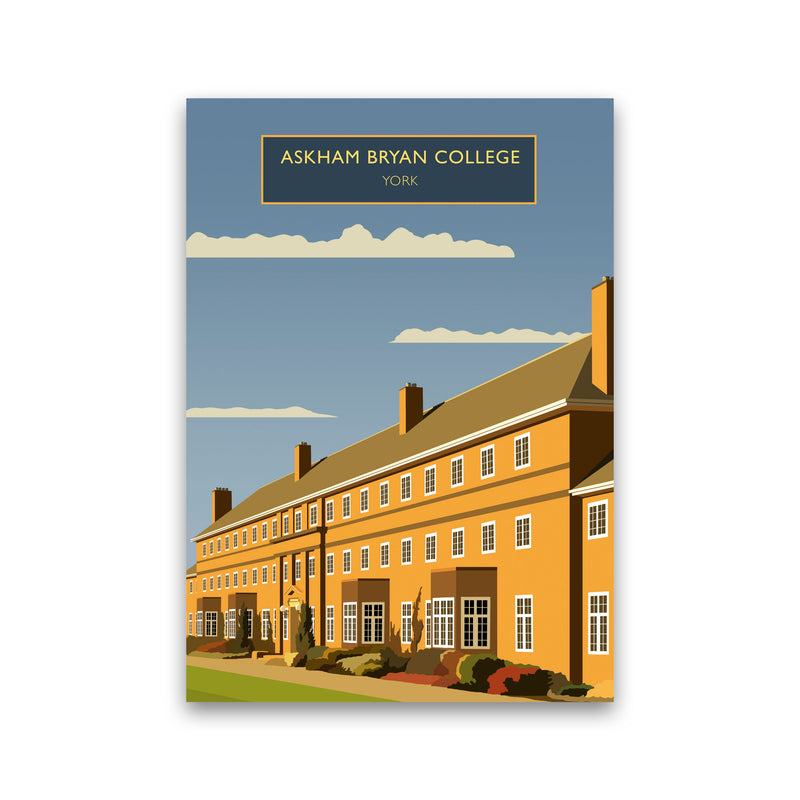 Askham Bryan College Portrait by Richard O'Neill Print Only