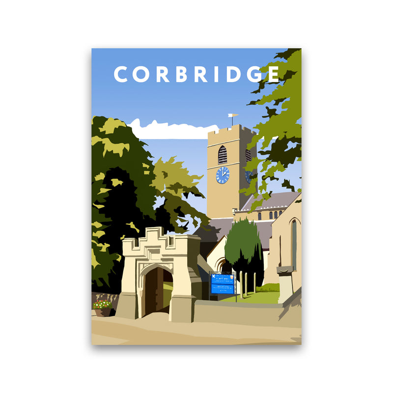 Corbridge Framed Digital Art Print by Richard O'Neill Print Only