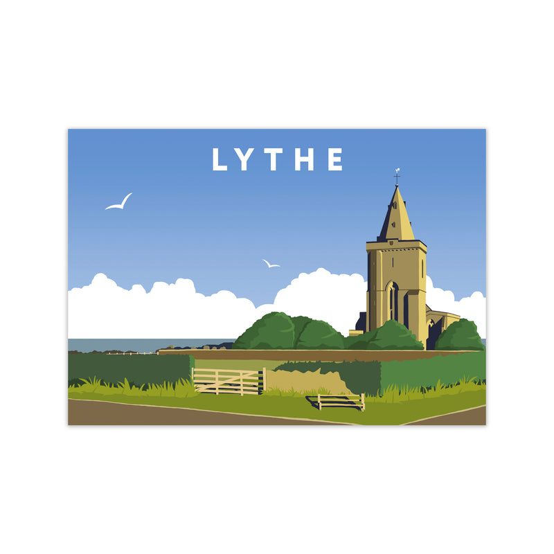 Lythe Framed Digital Art Print by Richard O'Neill Print Only