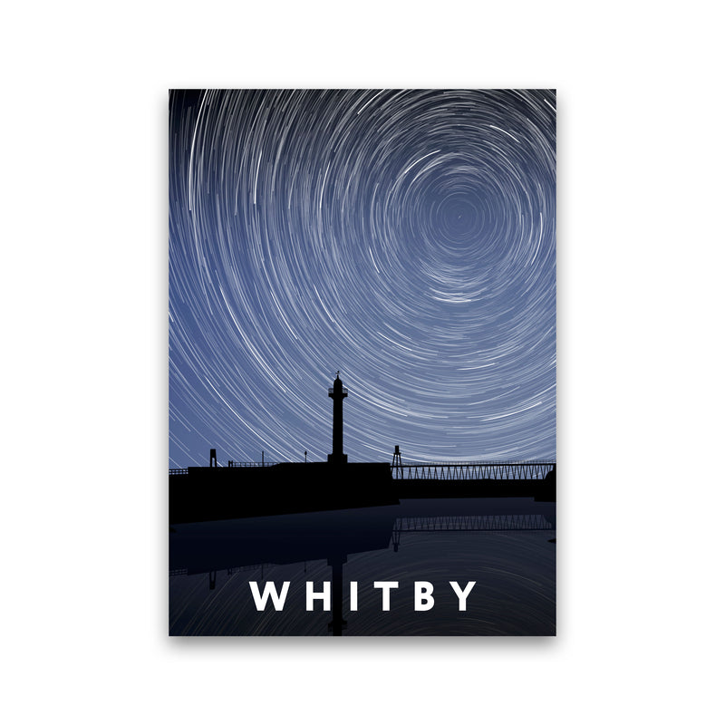Whitby Digital Art Print by Richard O'Neill, Framed Wall Art Print Only