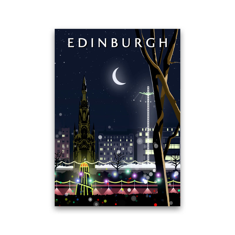 Edinburgh Night Portrait by Richard O'Neill Print Only