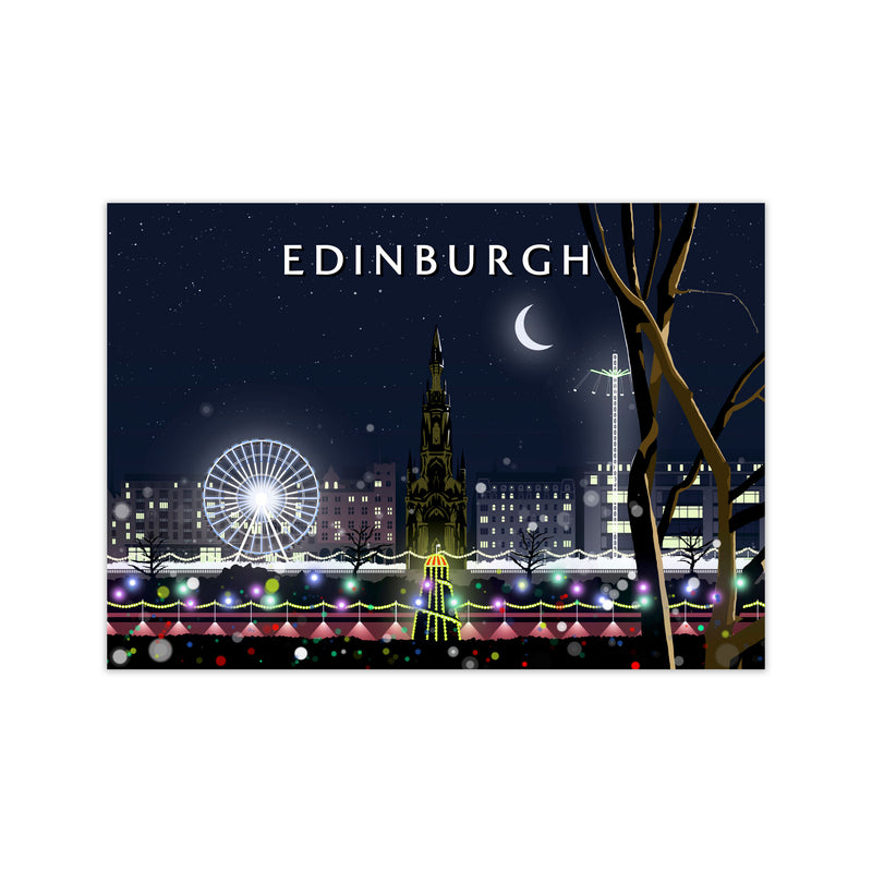 Edinburgh Night by Richard O'Neill Print Only