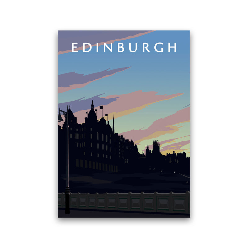 Edinburgh Art Print by Richard O'Neill Print Only