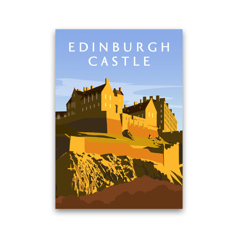 Edinburgh Castle Portrait by Richard O'Neill Print Only