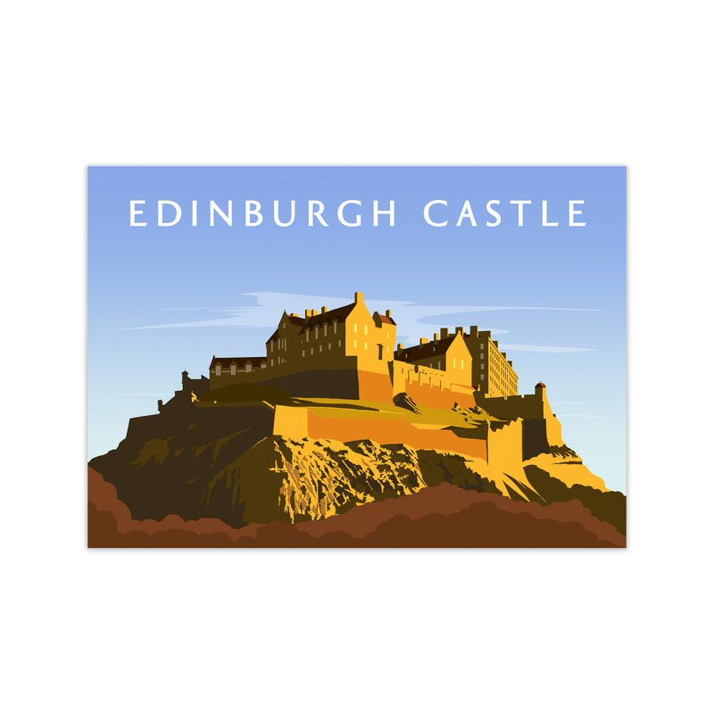 Edinburgh Castle Art Print by Richard O'Neill Print Only