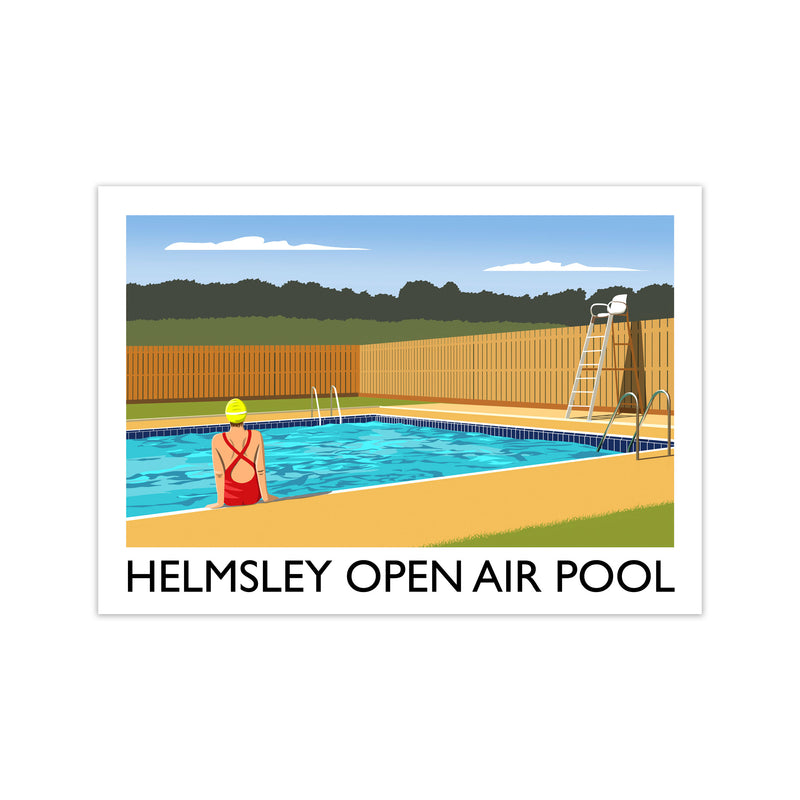 Helmsley Open Air Pool by Richard O'Neill Print Only