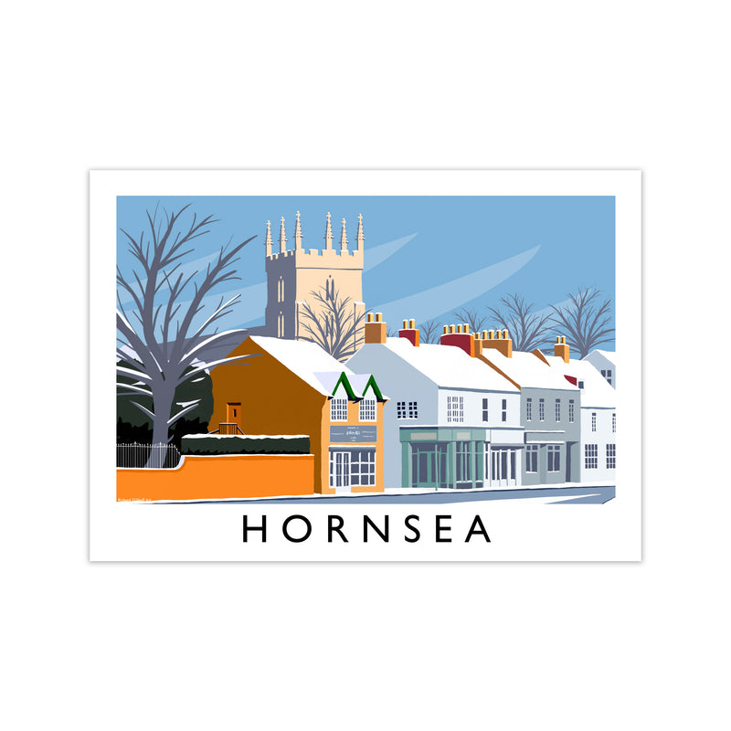 Hornsea (snow) by Richard O'Neill Print Only