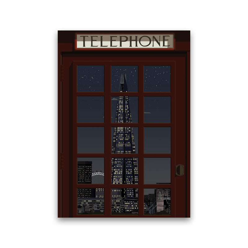 London Telephone Box 16 by Richard O'Neill Print Only