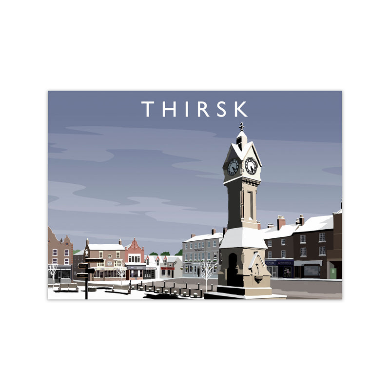 Thirsk 2 (snow) by Richard O'Neill Print Only