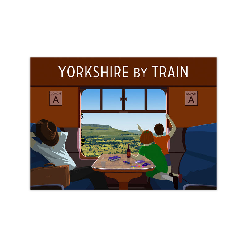 Yorkshire by Train 1 by Richard O'Neill Print Only