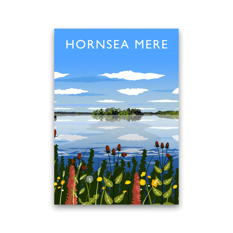 Hornsea Mere portrait by Richard O'Neill Print Only