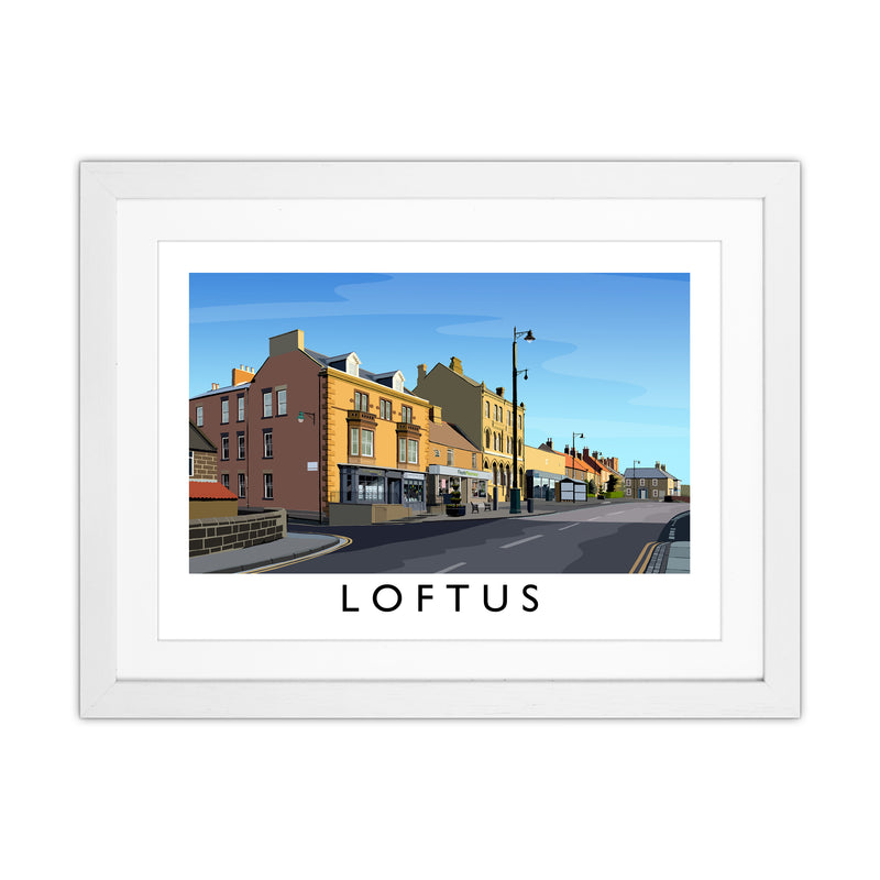 Loftus 3 Art Print by Richard O'Neill White Grain
