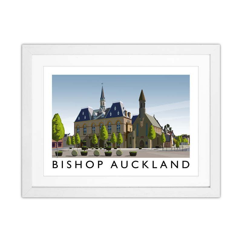 Bishop Auckland Art Print by Richard O'Neill White Grain