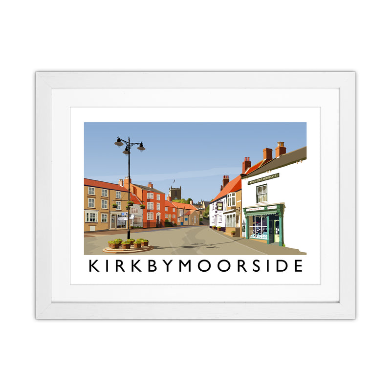 Kirkbymoorside Art Print by Richard O'Neill White Grain