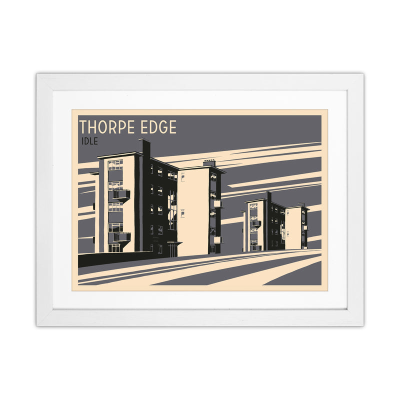 Thorpe Edge, Idle Travel Art Print by Richard O'Neill White Grain