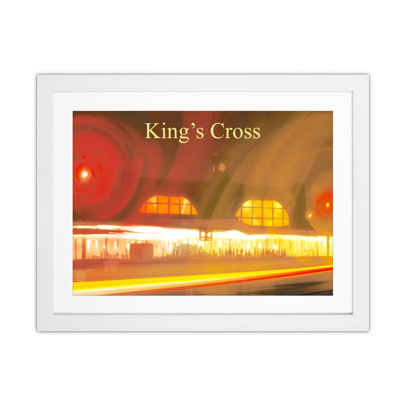 King's Cross Travel Art Print by Richard O'Neill White Grain