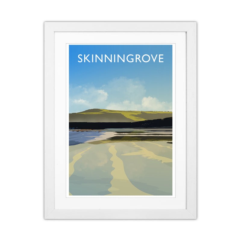 Skinningrove 2 Portrait Travel Art Print by Richard O'Neill White Grain