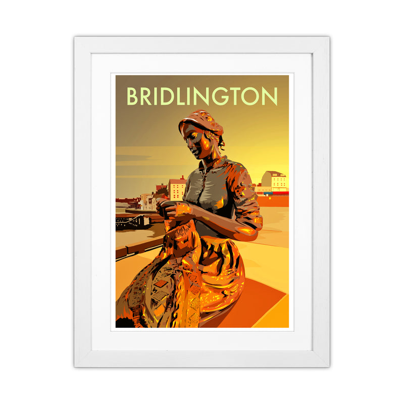 Bridlington 2 Travel Art Print by Richard O'Neill White Grain