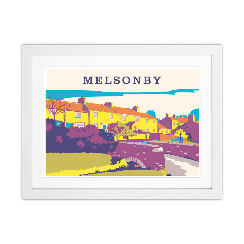 Melsonby Travel Art Print by Richard O'Neill White Grain