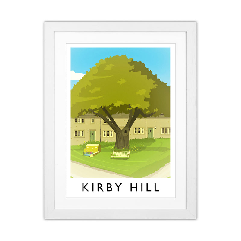 Kirby Hill portrait Travel Art Print by Richard O'Neill White Grain