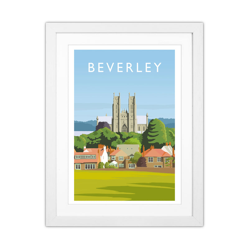 Beverley 3 portrait Travel Art Print by Richard O'Neill White Grain