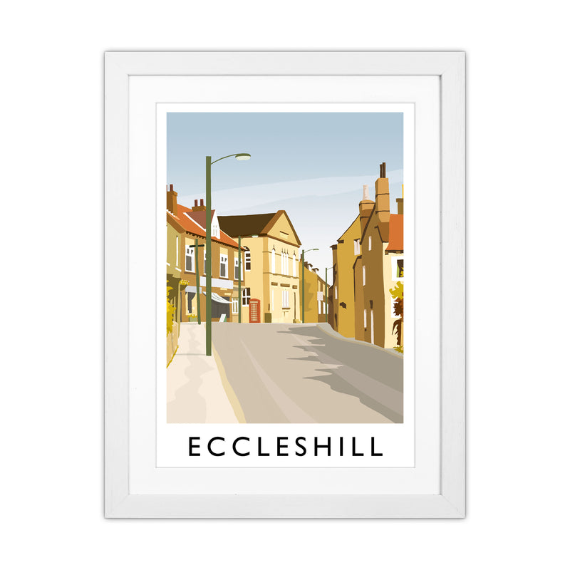 Eccleshill portrait Travel Art Print by Richard O'Neill White Grain